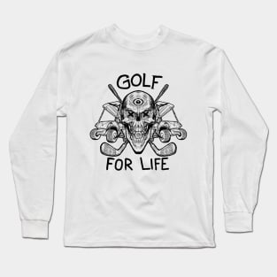 Skeleton Golf Long Sleeve T-Shirt